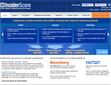 Tablet Screenshot of member.insiderscore.com